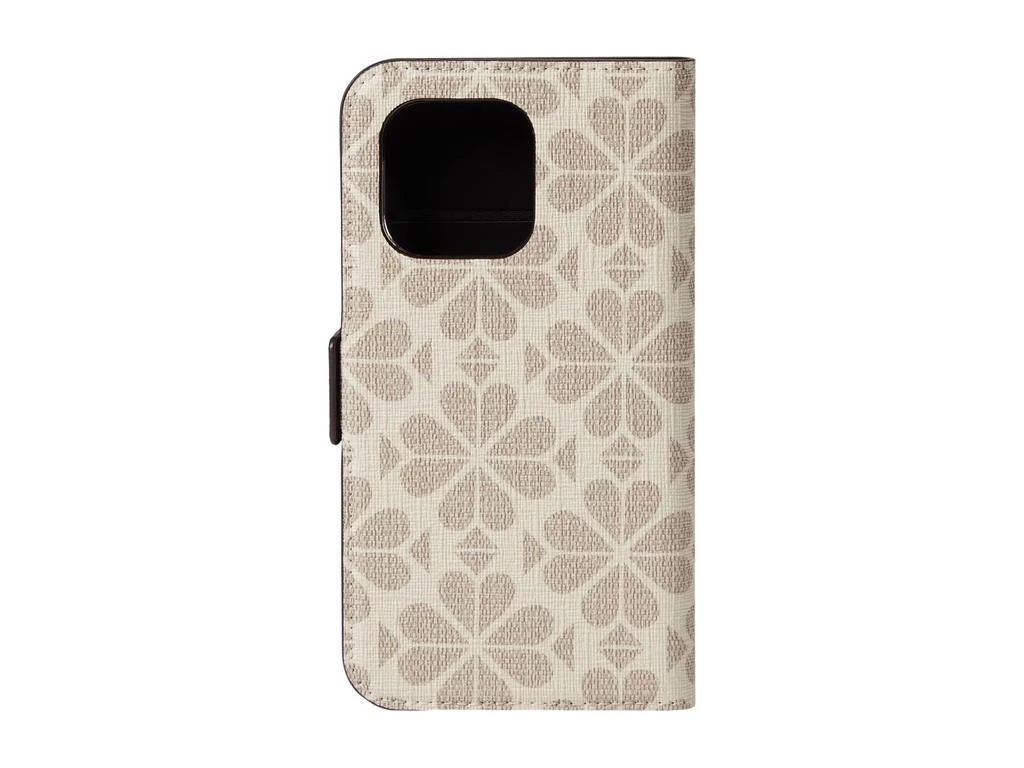 商品Kate Spade|Spade Flower Coated Canvas Profolio Phone Case for iPhone® 13,价格¥402,第2张图片详细描述