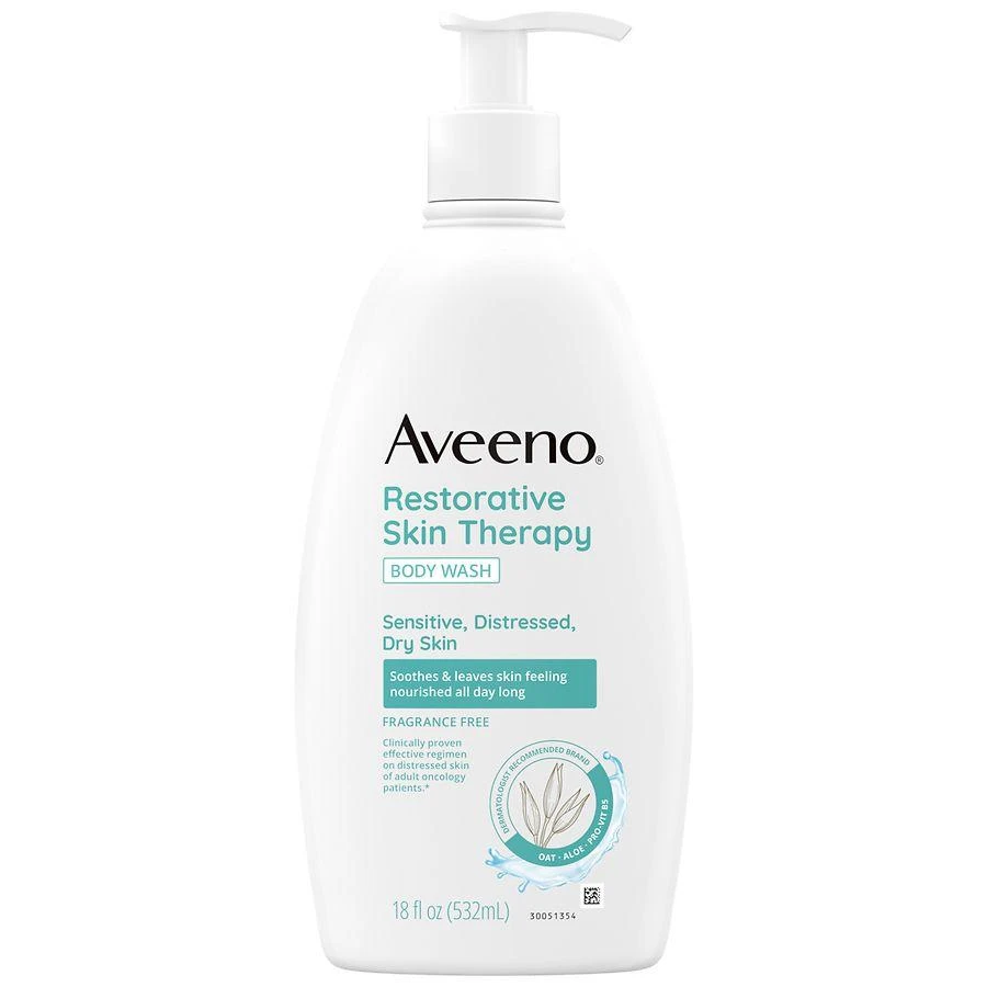 商品Aveeno|Restorative Skin Therapy Body Wash Fragrance Free,价格¥134,第1张图片