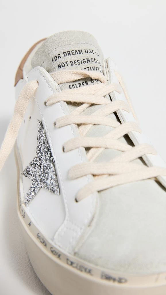 商品Golden Goose|Golden Goose Hi Star 皮鞋面绒面革鞋头亮片运动鞋,价格¥4722,第5张图片详细描述