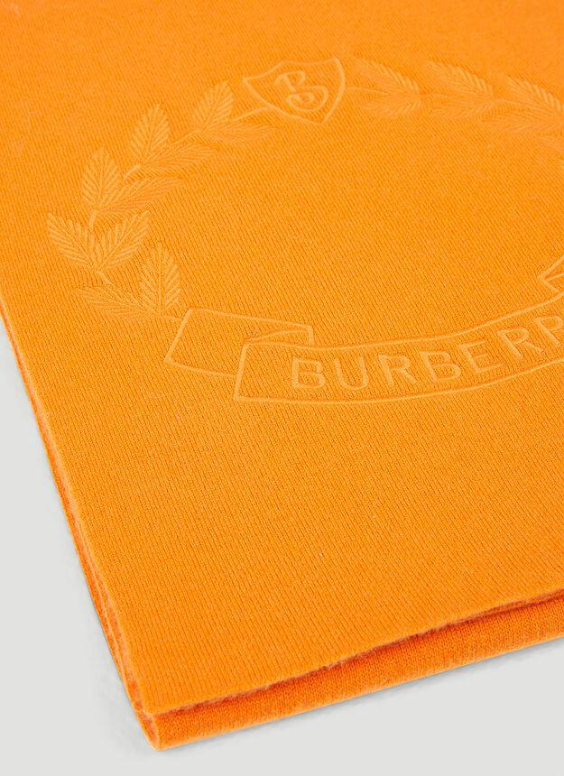 商品Burberry|Ghost Crest Scarf in Orange,价格¥3667,第6张图片详细描述