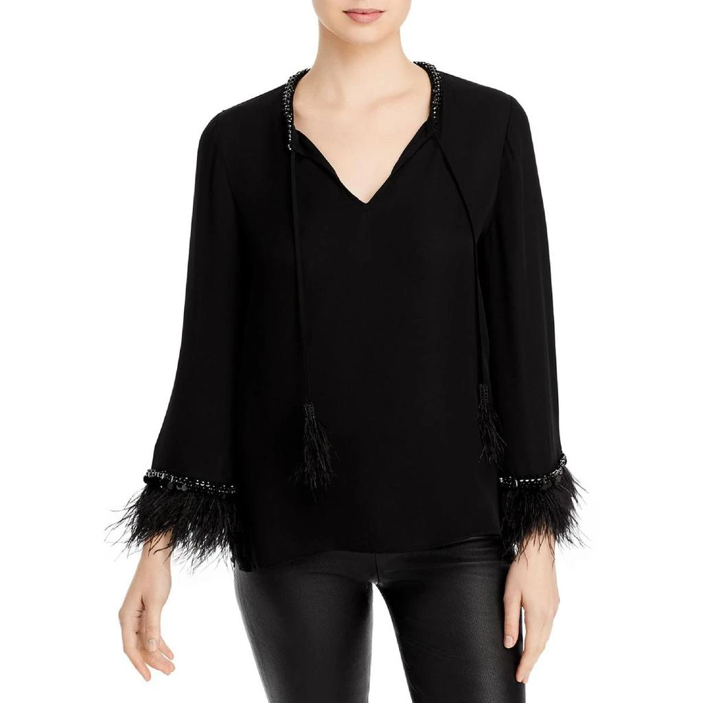 商品Kobi Halperin|Kobi Halperin Womens Silk Embellished Blouse,价格¥315,第1张图片