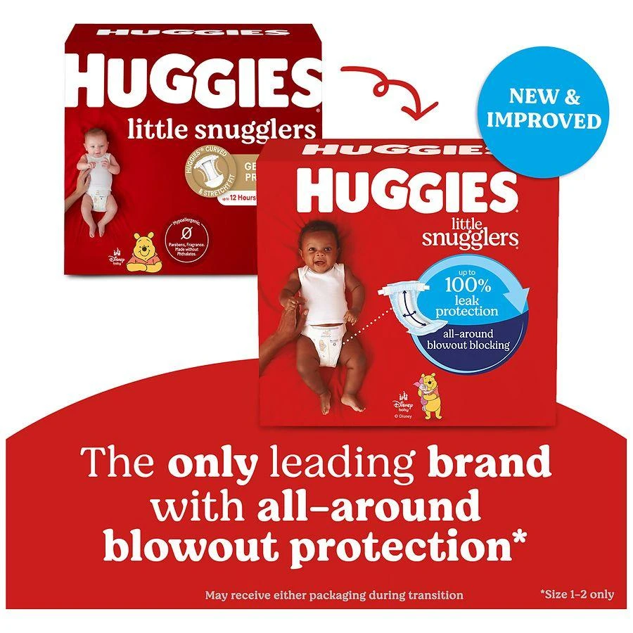 商品Huggies|Baby Diapers Unscented, Size 2 (12-18 lbs),价格¥86,第2张图片详细描述
