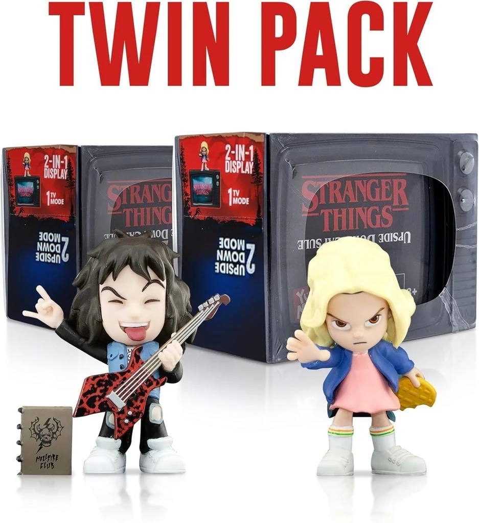 商品YuMe|YuMe Official Stranger Things Upside Down Capsules – Series One 2 Pack Vintage Blind Box Action Figures, Netflix Collectible Toys for Fans & Collectors, 80s-Inspired Mystery Gift,价格¥141,第4张图片详细描述
