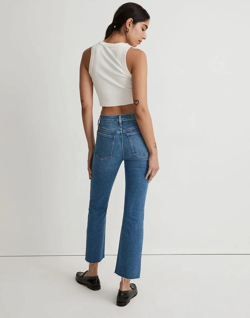 商品Madewell|Taller Kick Out Crop Jeans in Cherryville Wash: Raw-Hem Edition,价格¥778,第3张图片详细描述