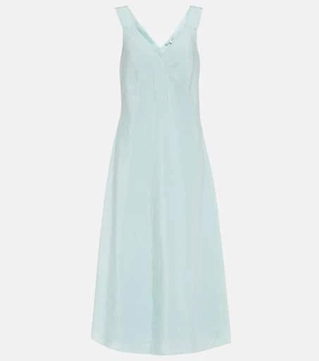 商品Vince|V-neck midi dress,价格¥2516,第1张图片