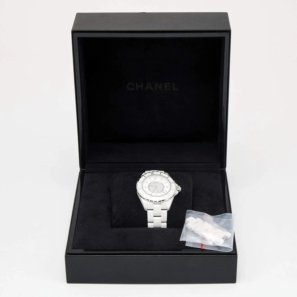 Chanel White Diamond Ceramic Stainless Steel J12 H1759 Women's Wristwatch 38 mm 商品