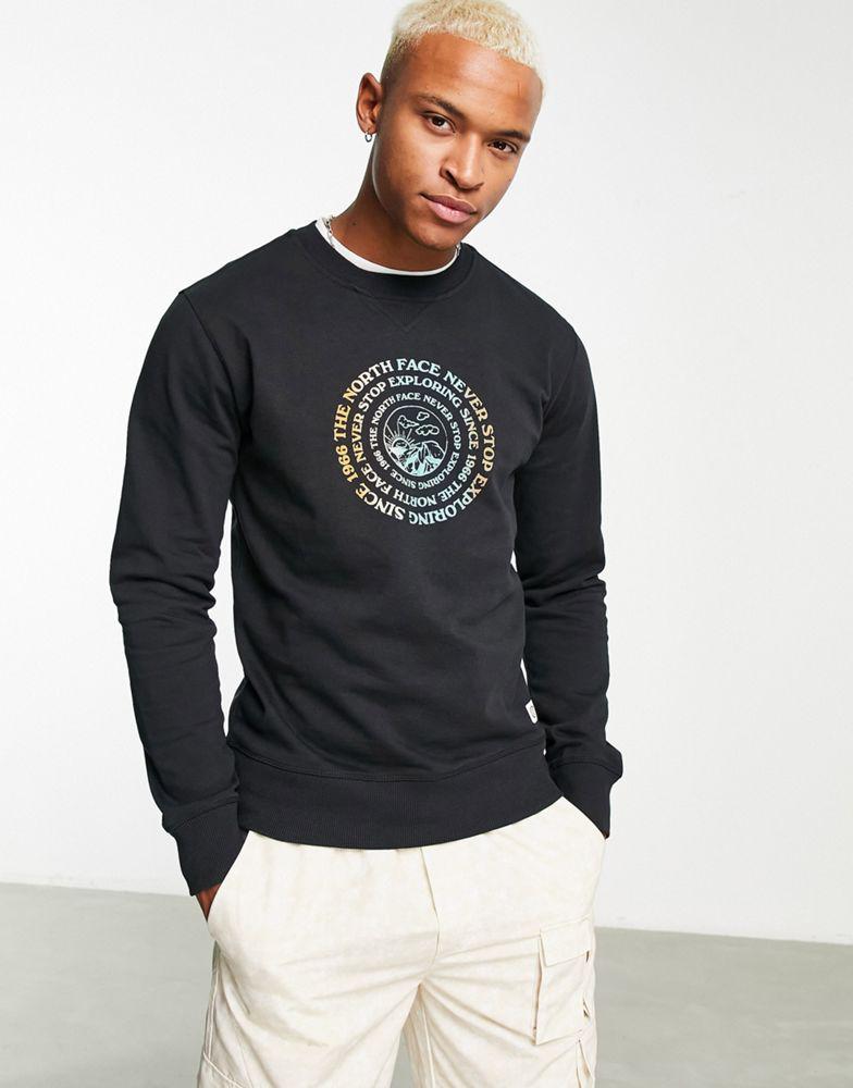The North Face Regrind printed sweatshirt in black商品第3张图片规格展示