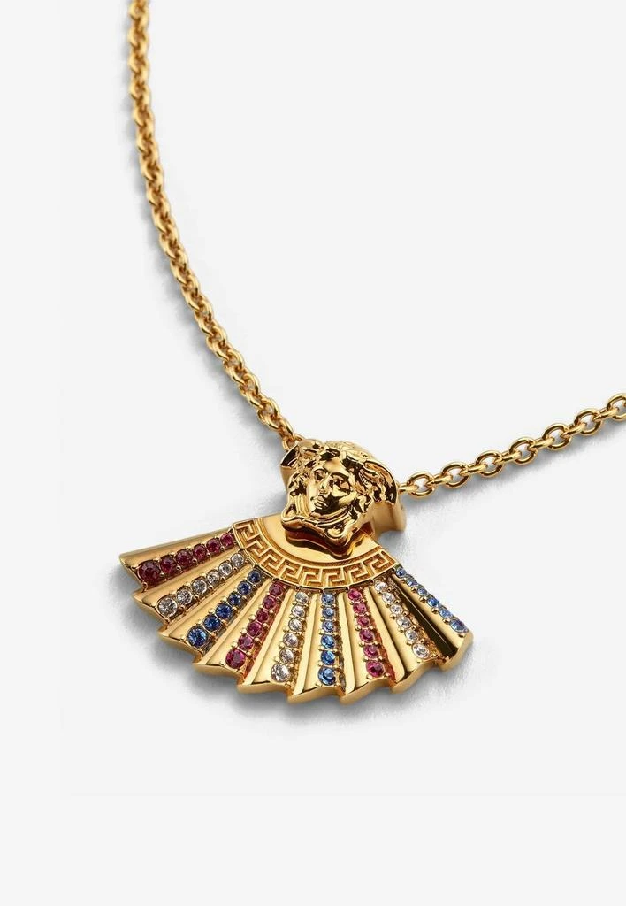 商品Versace|The Fan Medusa Necklace with Swarovski Crystals,价格¥2726,第2张图片详细描述