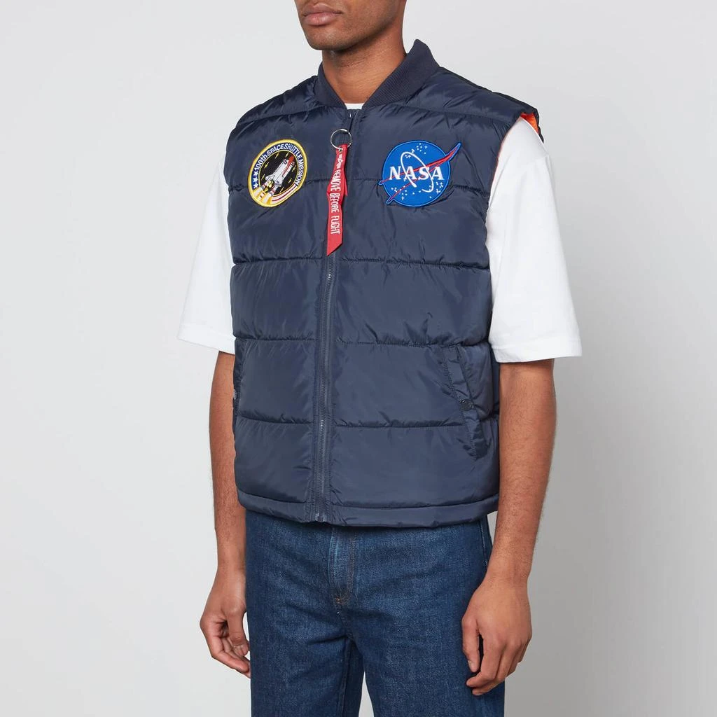 商品Alpha Industries|Alpha Industries Nasa Shell Puffer Vest,价格¥451,第1张图片