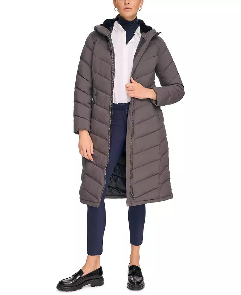 Women's Stretch Hooded Maxi Puffer Coat 商品