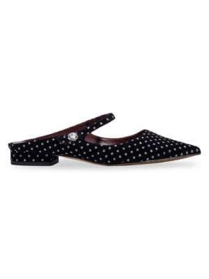 商品Kate Spade|Meg Velvet Mules,价格¥599,第1张图片