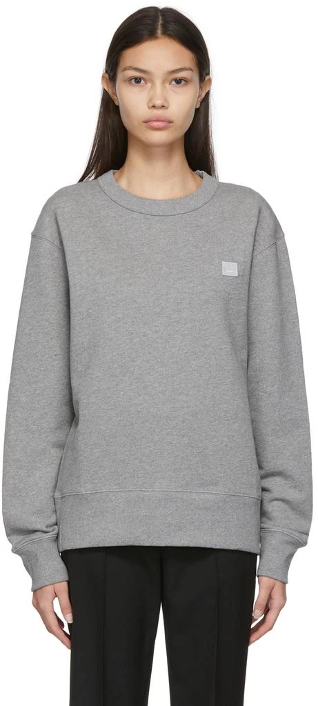 商品Acne Studios|Grey French Terry Logo Sweatshirt,价格¥2016,第1张图片