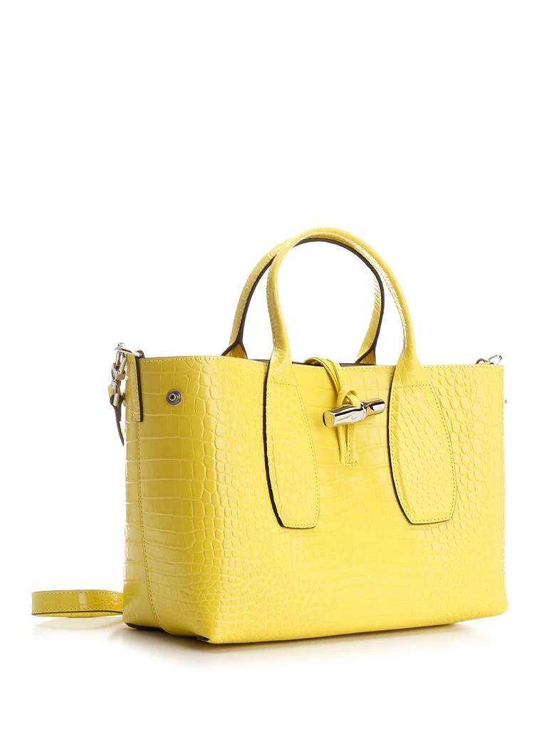 商品Longchamp|Longchamp Roseau Embossed Medium Top Handle Bag,价格¥3552,第3张图片详细描述