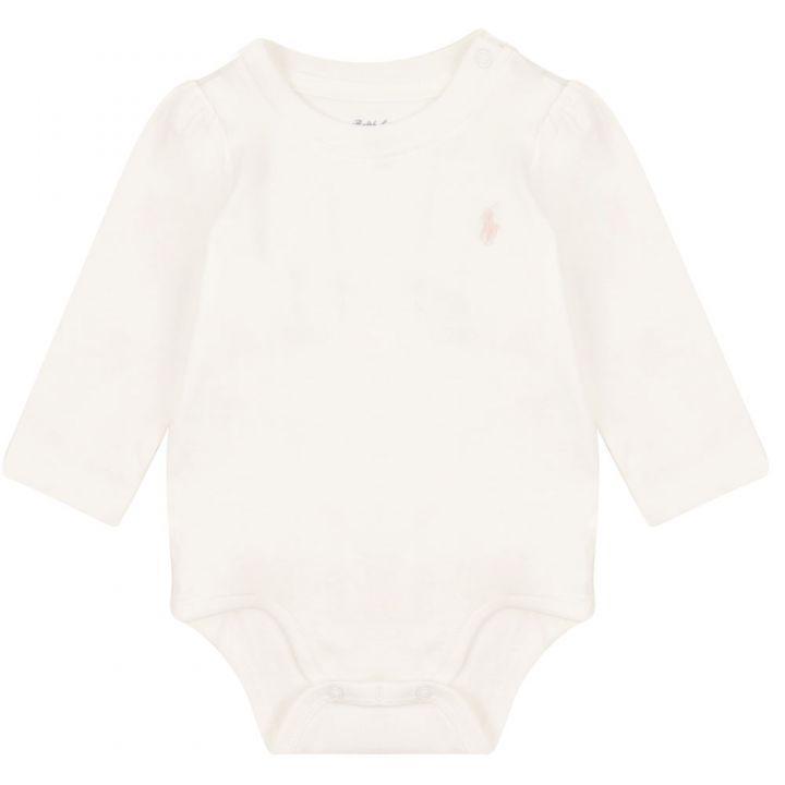 商品Ralph Lauren|White Pony Bodysuit,价格¥127,第1张图片