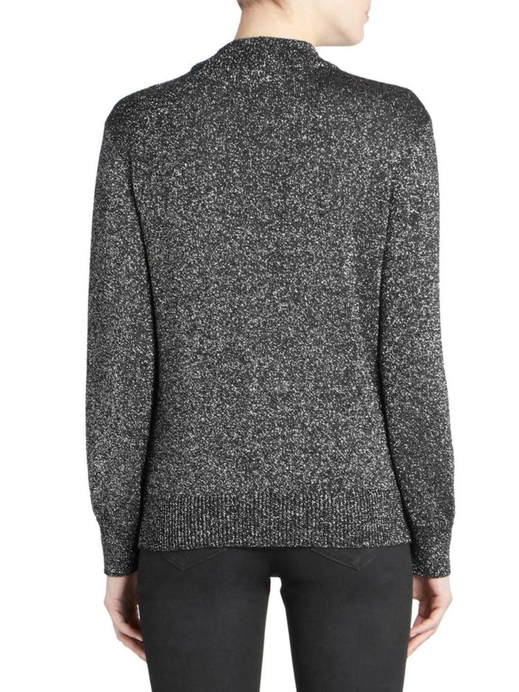 商品Yves Saint Laurent|Saint Laurent - Metallic Crewneck Pullover,价格¥2660,第2张图片详细描述