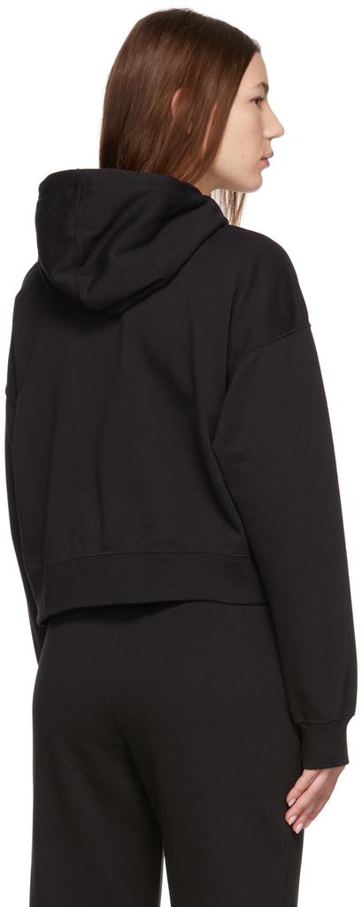 Black Essentials Fleece Hoodie商品第3张图片规格展示