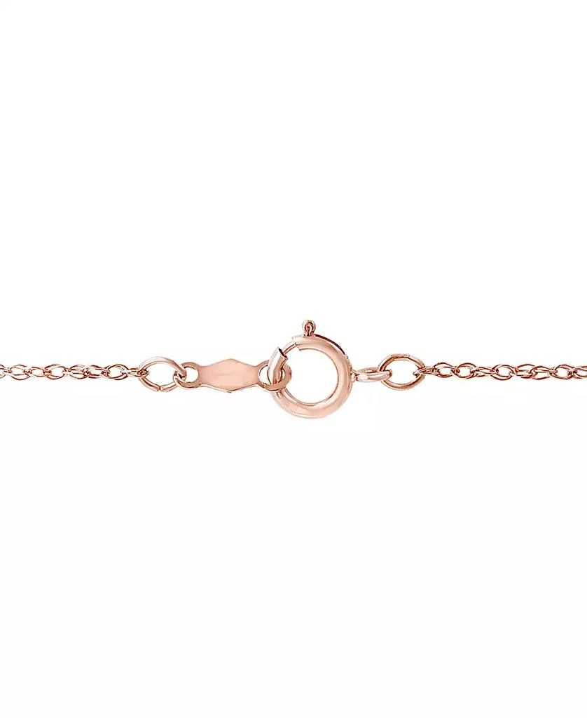商品Macy's|Multi-Gemstone (2-1/8 ct. t.w.) & Diamond (1/20 ct. t.w.) Bezel 18" Pendant Necklace in 14k Rose Gold,价格¥12247,第2张图片详细描述