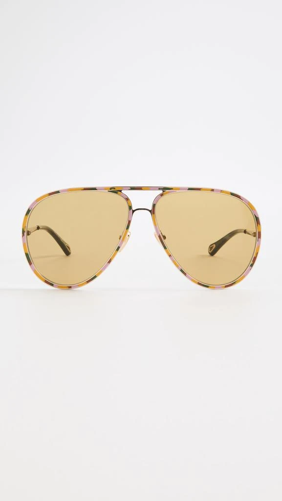 商品Chloé|Chloe Vitto 太阳镜,价格¥2077,第2张图片详细描述