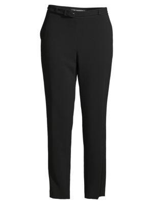 商品Karl Lagerfeld Paris|Belted Slim Work Pants,价格¥223,第5张图片详细描述