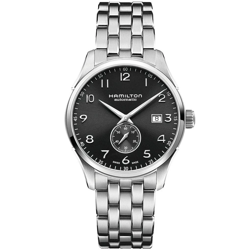 商品Hamilton|Hamilton Men's Watch - Jazzmaster Automatic Black Dial Silver SS Bracelet | H42515135,价格¥3754,第1张图片