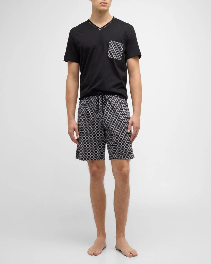 商品HOM|Men's Vince Patterned Short Pajama Set,价格¥722,第3张图片详细描述