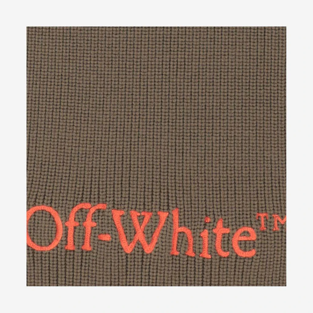 商品Off-White|Wool And Cashmere Scarf,价格¥1903,第3张图片详细描述