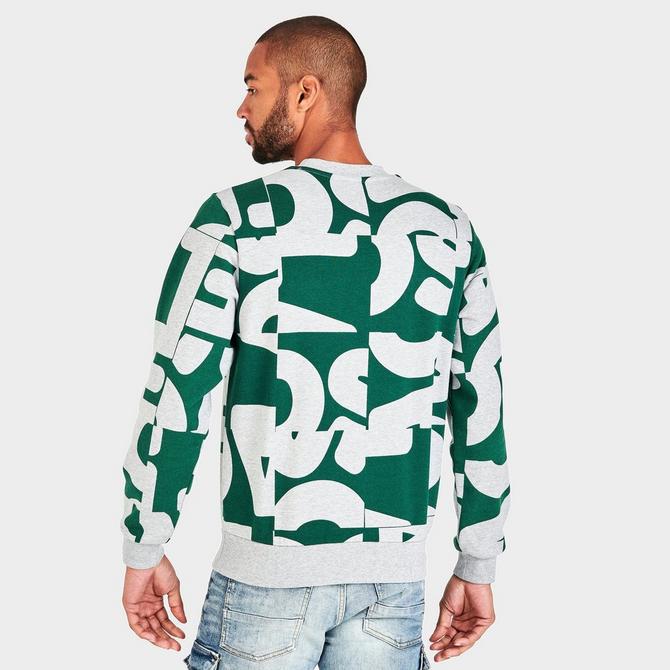 Men's Lacoste Heritage Graphic Print Crewneck Sweatshirt商品第4张图片规格展示