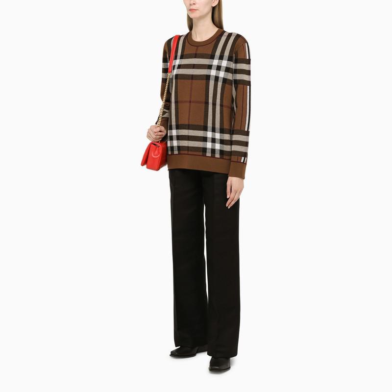 商品Burberry|Wool tartan crew neck sweater,价格¥6415,第4张图片详细描述