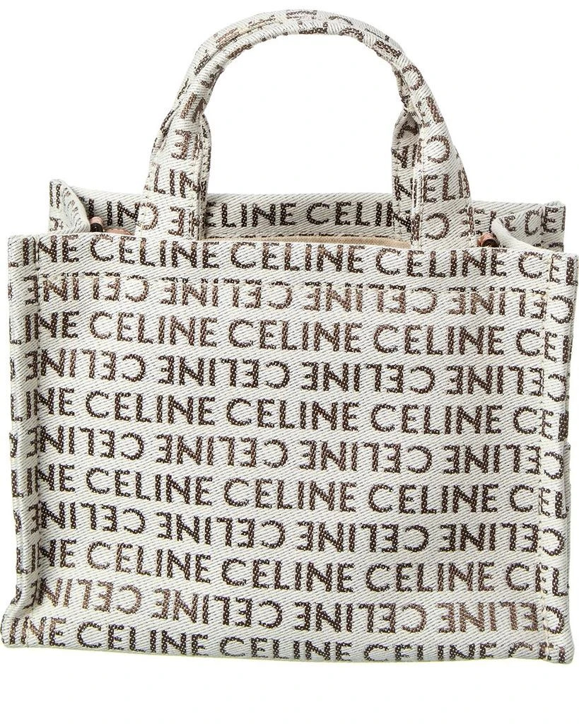 商品Celine|CELINE Cabas Thais Small Canvas Tote,价格¥10615,第3张图片详细描述
