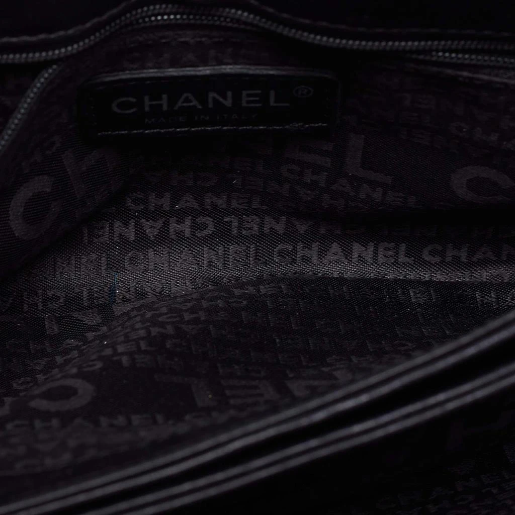Chanel Black Leather No.5 Camellia Flap Shoulder Bag 商品