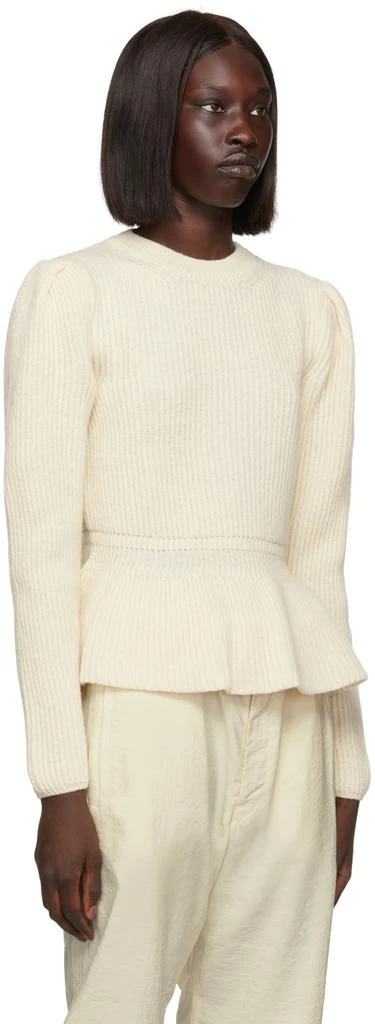 商品Lemaire|Off-White Peplum Sweater,价格¥2039,第4张图片详细描述