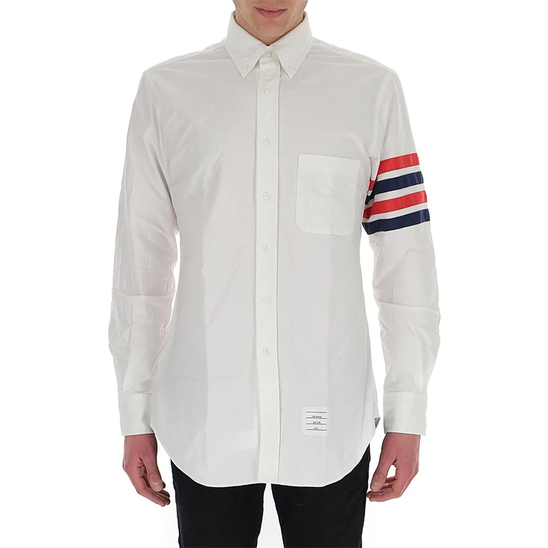 THOM BROWNE 白色男士衬衫 MWL319A-06177-100 商品