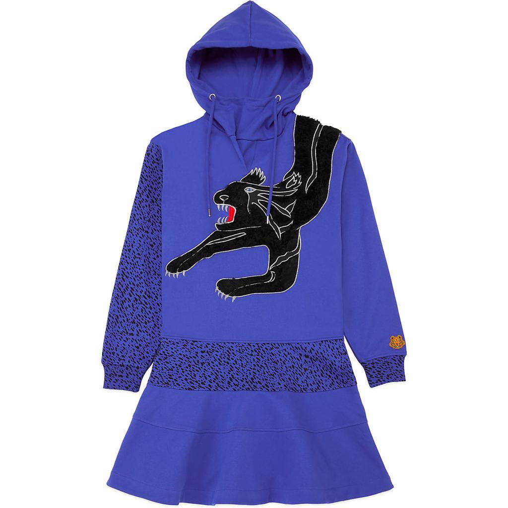 商品Kenzo|Kenzo x Kansaiyamamoto 'Black Puma' Hoodie Dress - Royal Blue,价格¥2090,第1张图片