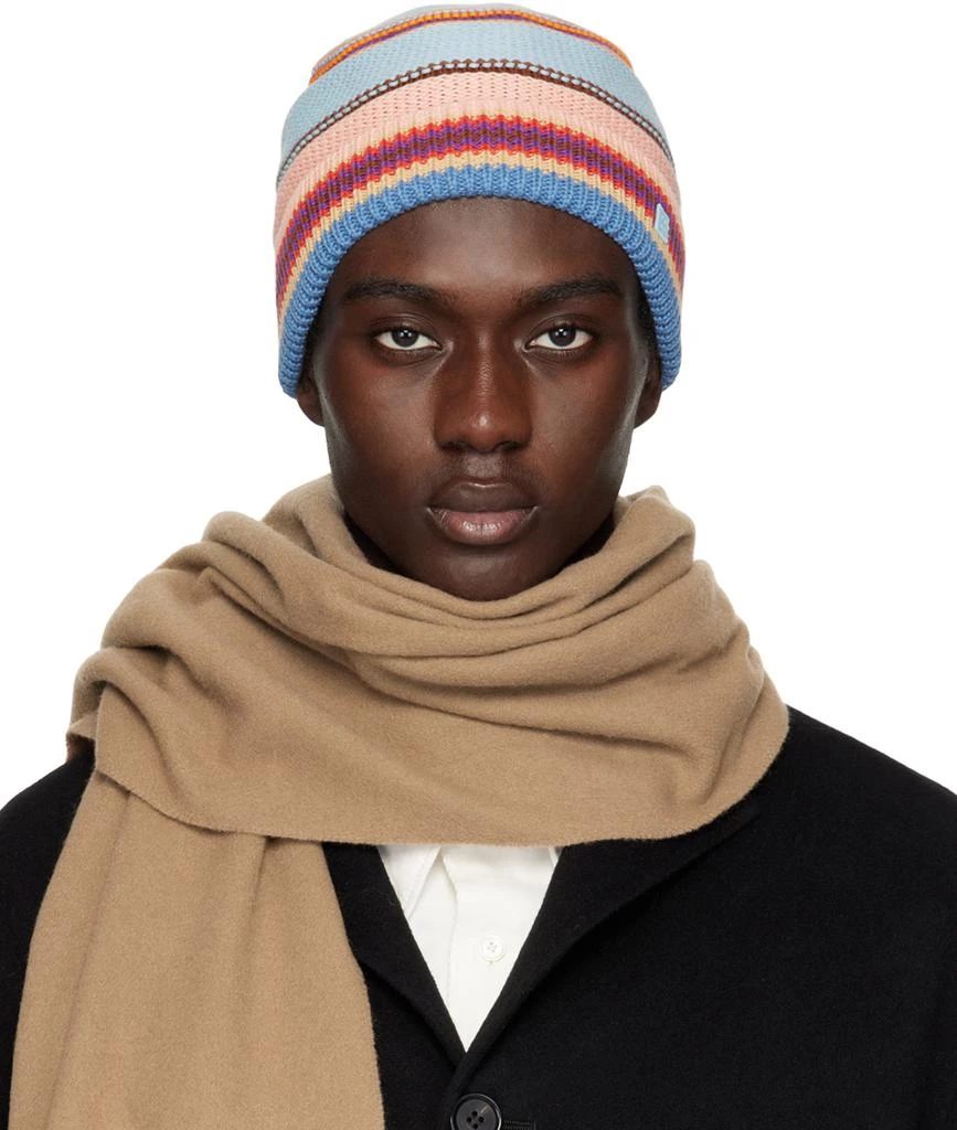 商品Acne Studios|Multicolor Stripe Knit Beanie,价格¥1119,第1张图片