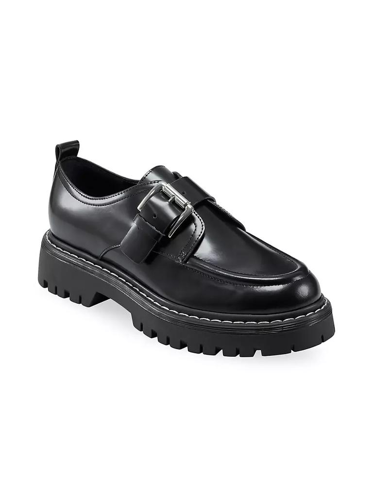 Tarla Leather Lugged-Sole Loafers商品第2张图片规格展示