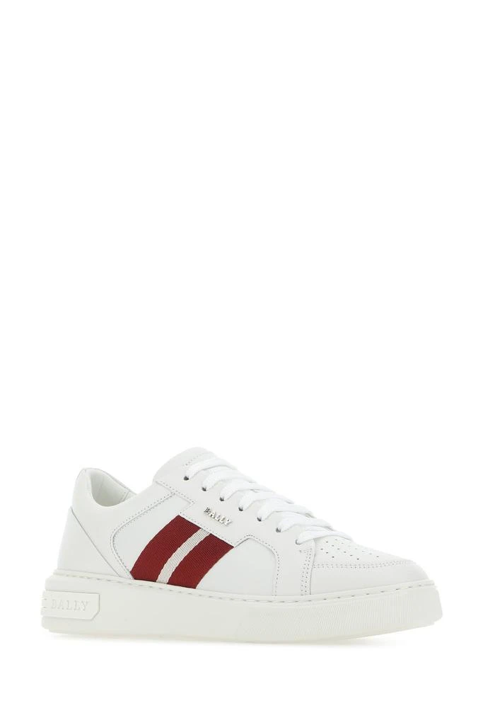 商品Bally|White leather Moony III sneakers,价格¥2717,第1张图片