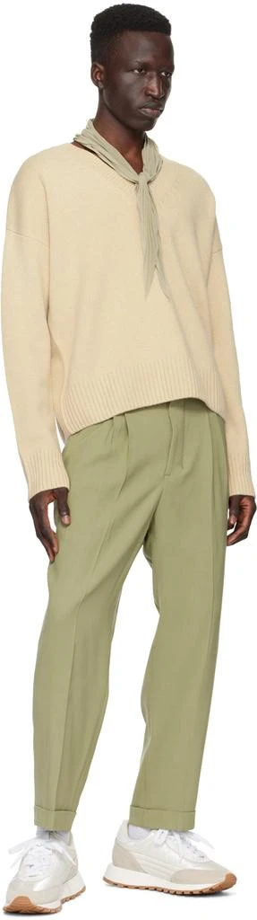 商品AMI|Beige Cropped Sweater,价格¥2492,第4张图片详细描述