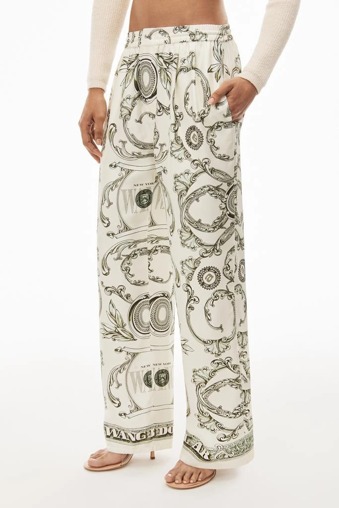 商品Alexander Wang|Money Print Pant In Heavy Silk Twill,价格¥2441,第4张图片详细描述