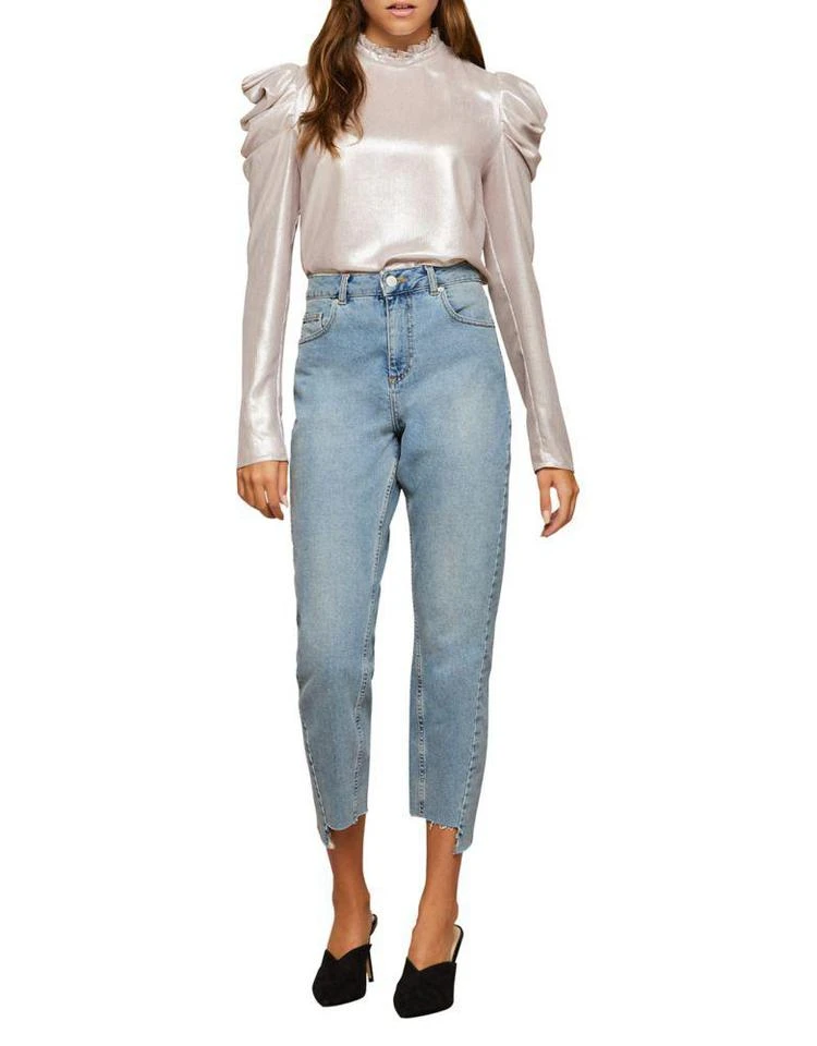 商品Miss Selfridge|Ruffled High Neck Blouse,价格¥98,第4张图片详细描述