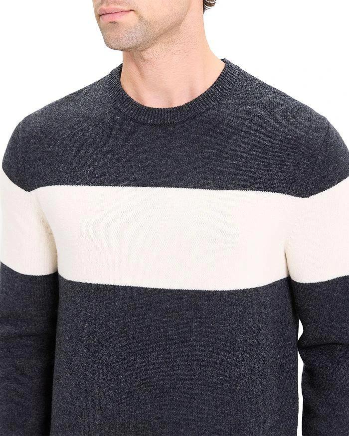 商品Theory|Hilles Wool & Cashmere Stripe Crewneck Sweater,价格¥2676,第5张图片详细描述