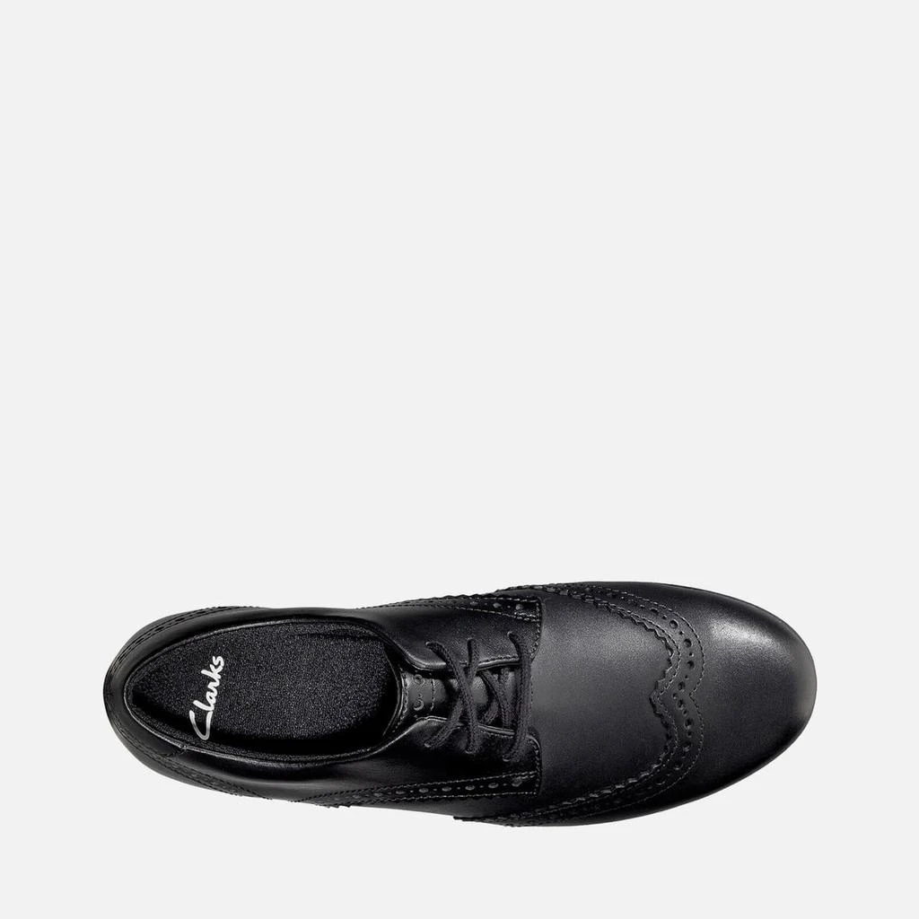 商品Clarks|Clarks Kids' Scala Lace School Shoes - Black Leather,价格¥183,第3张图片详细描述