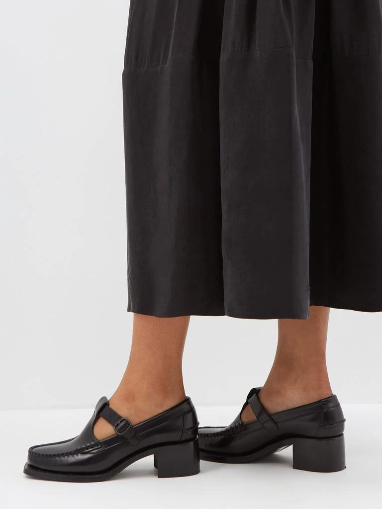 商品Hereu|Alber 20 T-bar leather loafers,价格¥2003,第3张图片详细描述