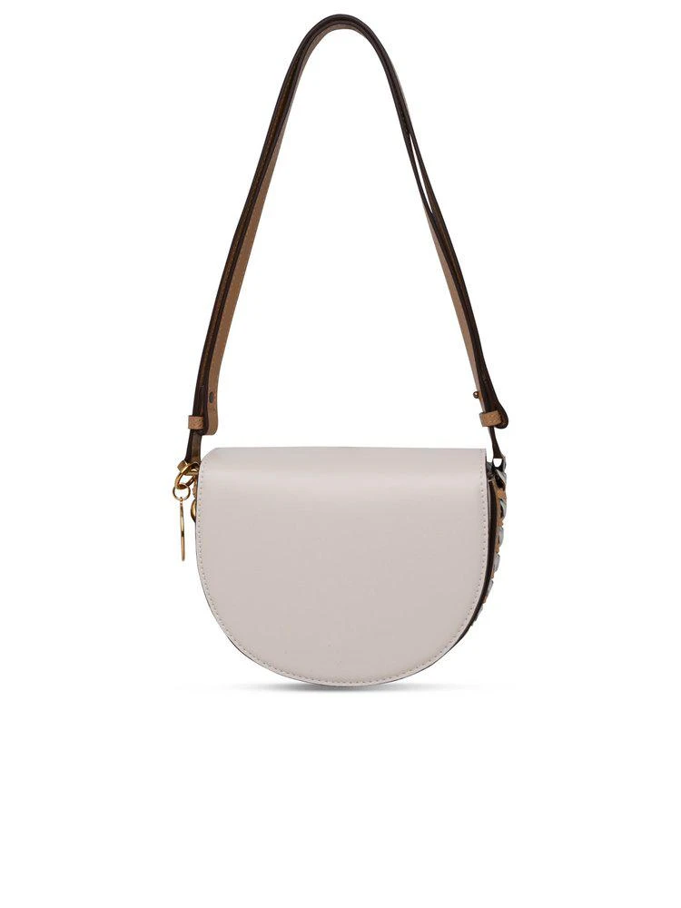 商品Stella McCartney|Stella McCartney Small Frayme Logo Charm Shoulder Bag,价格¥2166,第1张图片