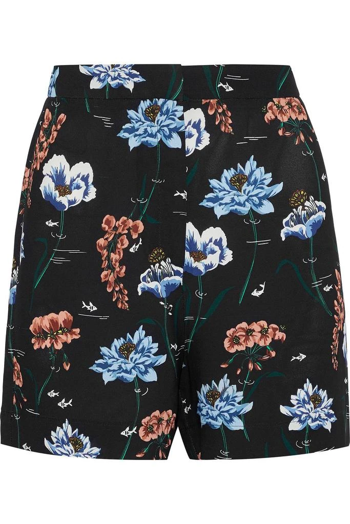 商品MARKUS LUPFER|Printed crepe shorts,价格¥676,第3张图片详细描述