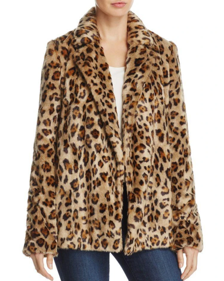 商品Theory|Clairene Leopard-Print Faux-Fur Coat,价格¥2366,第1张图片