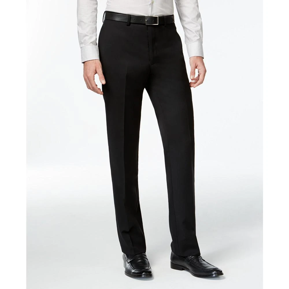 Solid Wool Black Slim X Fit Suit 商品