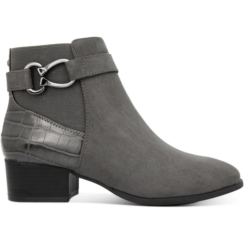 商品Karen Scott|Karen Scott Womens Nadine Faux Leather Ankle Ankle Boots,价格¥130,第4张图片详细描述