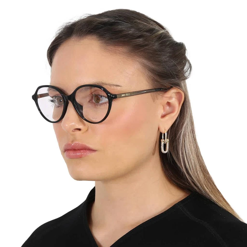 商品Jimmy Choo|Jimmy Choo Demo Round Eyeglasses JC345/F 807 55,价格¥286,第2张图片详细描述