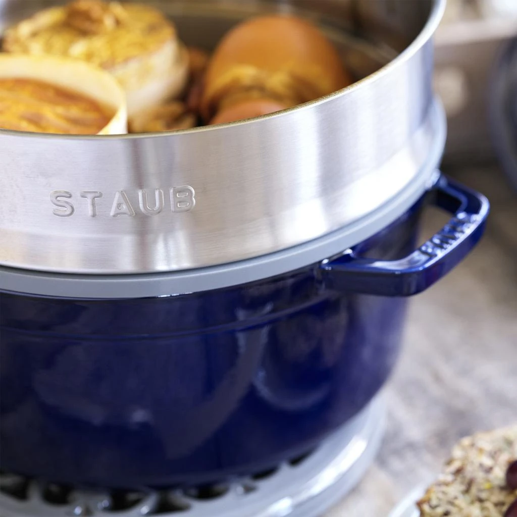 商品Staub|Staub 4.75-qt Stainless Steel Steamer Insert,价格¥556,第3张图片详细描述