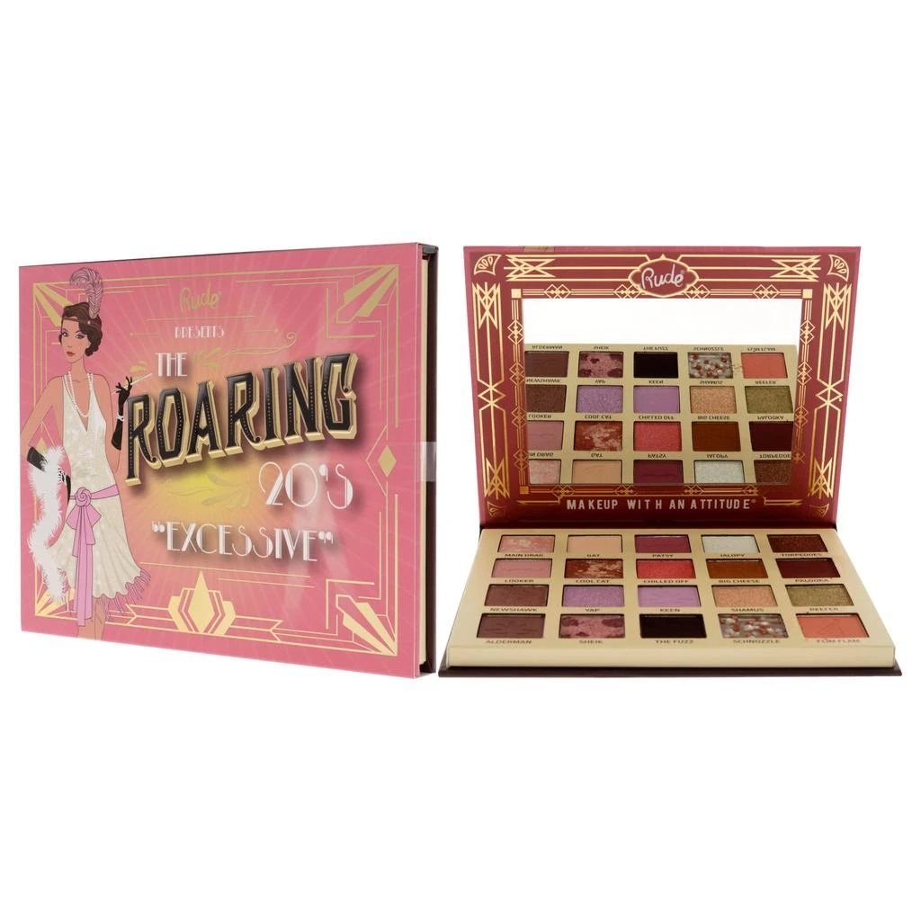 商品Rude Cosmetics|The Roaring 20s Eyeshadow Palette - Excessive For Women 0.84 oz Eye Shadow,价格¥198,第4张图片详细描述